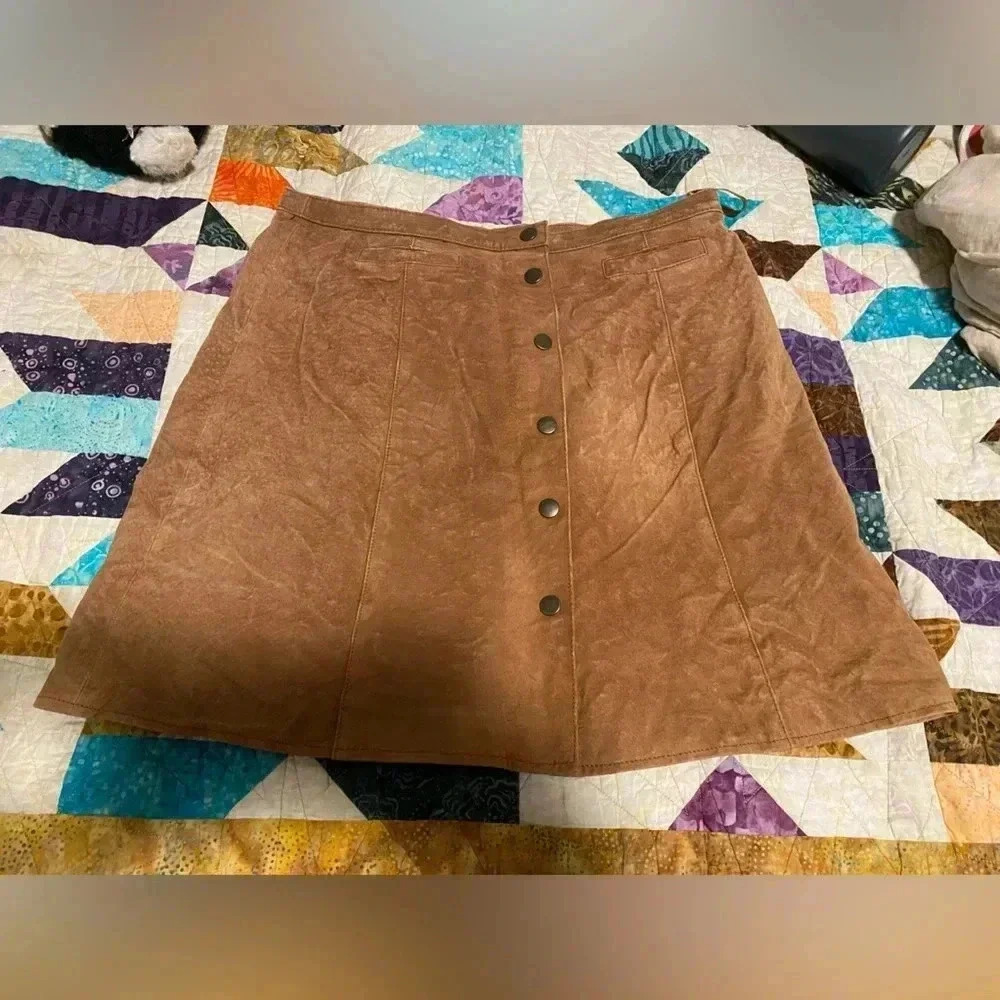 Leather Mini Skirt